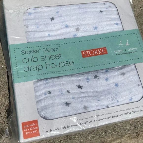 ❣️SOLD❣️aden + anais Stokke Sleepi Twinkle Crib Sheets (BNIB NOT SEALED) - Picture 5 of 5